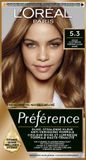 L'Oréal Paris Préférence 5.3 Virginia - Permanente Haarkleuring - Licht Goudbruin