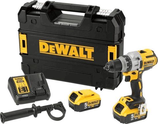 DeWalt DCD991P2 - Accu schroef-/boormachine set - 18V - 2x 5.0Ah accu - Inclusief koffer