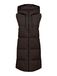 JDY JDYBLAIR LONG HOOD WAISTCOAT OTW SIJ Dames Bodywarmer Chocolate Torte XS