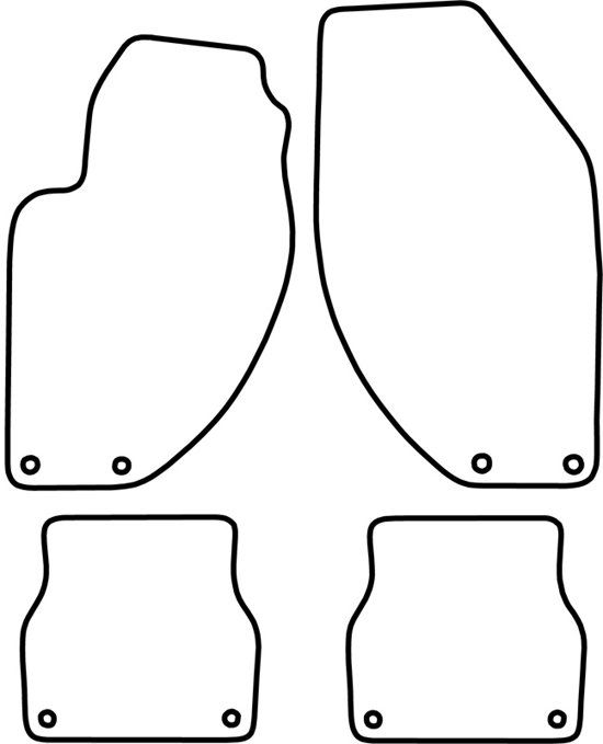 AutoStyle Automatten Alfa Romeo 166 2000-2003