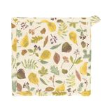 Manique coton bio GOTS récolte de poires 20 x 20 cm