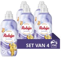 Robijn Classics Wasverzachter - Puur & Zacht - 4 x 39 wasbeurten - Voordeelverpakking