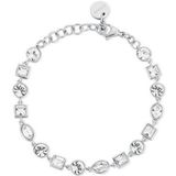 BROSWAY SYMPHONIA BYM168 STAINLESS STEEL ARMBAND MET KRISTALLEN 1 STUK