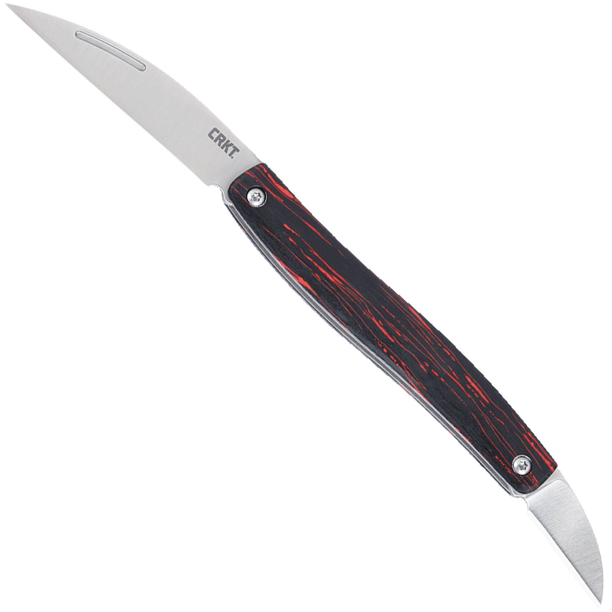 CRKT Forebear 4810 Red Black G10 Slipjoint Pocket Knife - Darriel Caston Design