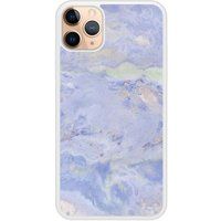 Apple iPhone 11 Marbre bleu Verstevigd hoesje met sublimatie bedrukking