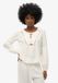 Superdry Ibiza Beach blouse à manches longues Femme Blanc cassé Coton