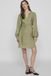 Vila Jurk Vipandy L/s Short Dress - Noos 14089294 Oil Green - Maat 36