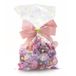Italpak X611024102000 Transparante Uitdeelzakjes Cellofaan Plastic Traktatie Kado Zakjes Snoepzakjes Traktatiezakjes Geboorte Verjaardag Bruiloft Kleur Lila Roze en Lichtgroen 50 stuks 10x20 cm