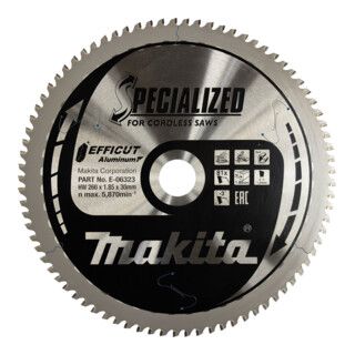 Makita zaagblad EFFICUT 260x30x81Z - 1 stuk