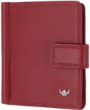 Golden Head Leren kaarthoes Polo RFID Protect Clip-Scheintasche 1906 Rot donkerrood