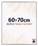 Dutch Frame Factory Fotolijst 60x70 cm - Kunststof - Zilver Hoogglans