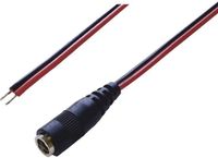 BKL Electronic DC-connector DC-koppeling - Vertind 2.1 mm 0.75 m 1 stuk(s) Single