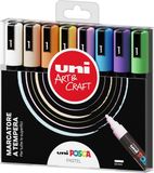 Posca MITSUBISHI PENCIL CO Uni Posca markeerstift 8 stuk(s) Multi kleuren