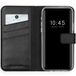 Selencia Lederen Booktype iPhone 12 6.7 inch - Zwart