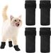Bol Patins réglables pour animaux de compagnie - 4 pièces - Noir