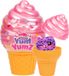 Cookeez Makery Yum Yumz 1-pack - pluchen knuffeltje in een ijshoorntje