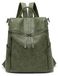 Omgoods - Sac à dos pour femmes, en cuir imperméable, idéal pour l'école et les voyages