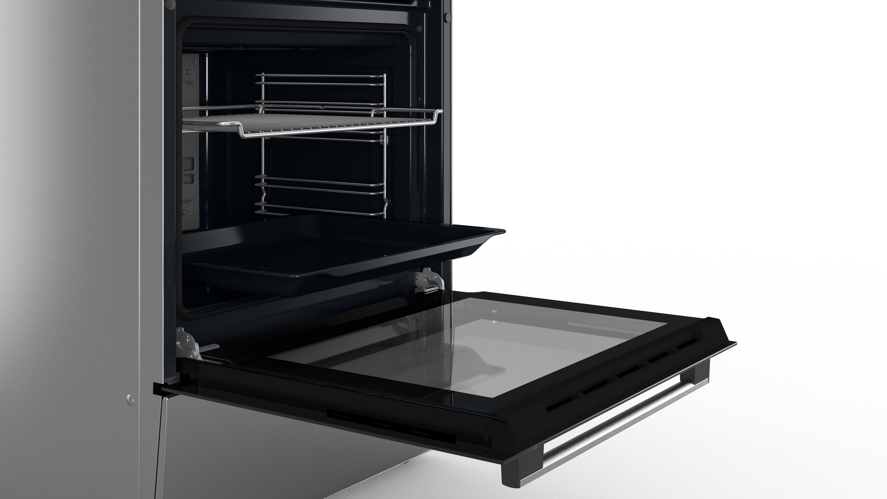 Bosch Serie 4 HLR390020 Vrijstaand inductiefornuis Wit