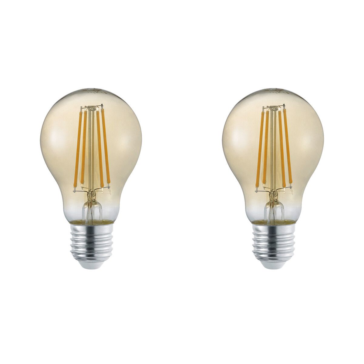 BES LED LED Lamp - Trion Lamba - E27 - 4W - Warm Wit - Amber Glas