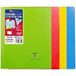 Clairefontaine 981412AMZC Pak met 4 Geniete Schriften Koverbook - 24x32 cm - 96 Pagina's Grote Ruitjes - Wit Papier 90 g - Omslag 100% Gerecycled - Geassorteerde Kleuren