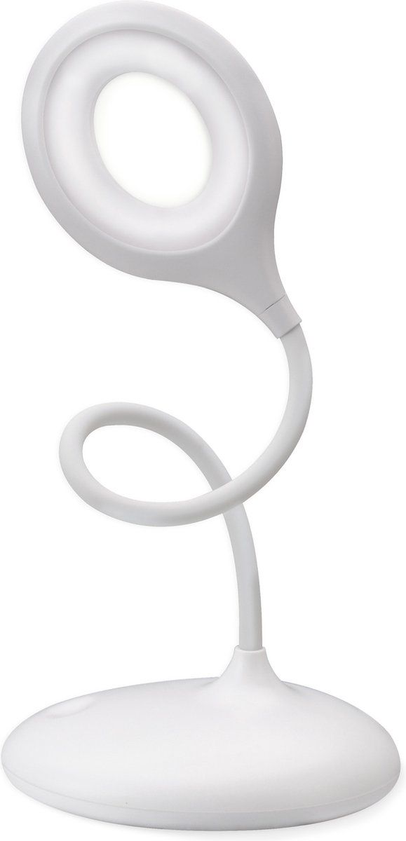 Toronto Qware Toronto Flexible Desk Light LED Lamp 39 cm - White
