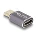 Delock 60046 USB-C Adapter, USB4 Gen 2x2, 40 Gbit/s, 8K, Antraciet