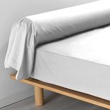 douceur d'intérieur Kussensloop voor nekrol 85 x 185 cm perkaline wit 100% gemerceriseerd katoen