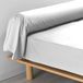 douceur d'intérieur Kussensloop voor nekrol 85 x 185 cm perkaline wit 100% gemerceriseerd katoen