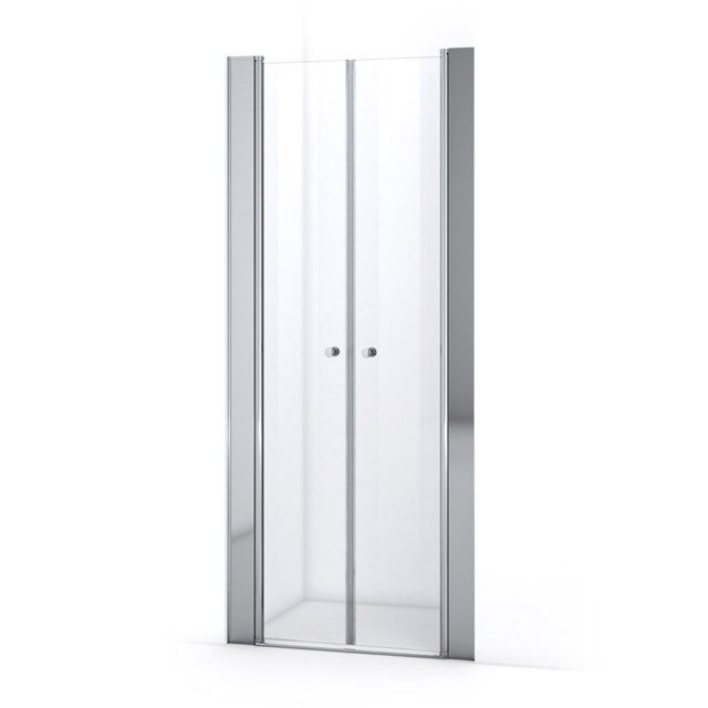 Maxaro Douchedeur Zircon Comfort 90cm Pendeldeur Helder Chroom