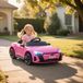 Voiture électrique pour enfants rose