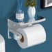 Merkloos Unyqoos Toiletrolhouder van roestvrij staal 304, zilver