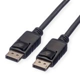 ROLINE Câble DisplayPort, DP M/M, noir, 1 m