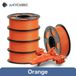 Filament d'imprimante 3D - PETG 1,75 mm - Grande bobine de 5 kg - Haute résistance aux chocs - Faible retrait - Forte adhérence entre les couches - Orange
