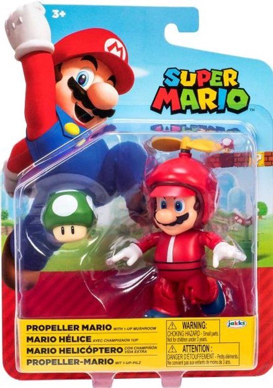 Nintendo Super Mario Action Figure - Propeller Mario 10cm