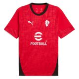 PUMA AC Milan maillot d'entraînement pour Homme, Noir/Rouge, Taille XS