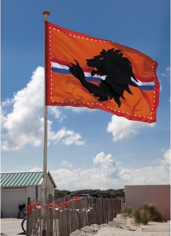 - Mega oranje stadion vlag 300x200 cm