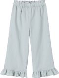 Vertbaudet Broek - meisjes - met ruches - Saliegroen - Maat 110