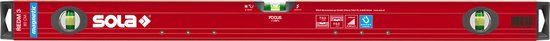 Sola RedM 3 - Waterpas - 60cm - Magnetisch - Aluminium - Rood