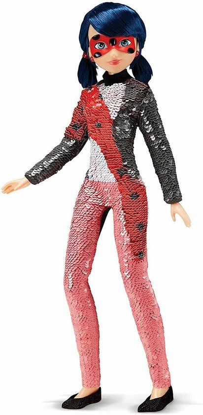 Miraculous Ladybug - Sequin Fashion Flip Doll - 26 cm