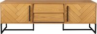 Dutchbone Class Dressoir - Eikenhout - Bruin - 180cm