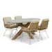 BUITEN living Livorno/Carlos beige dining tuinset