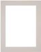 yd. Passe-Partout Fotomaat 40x60 cm - Lijstmaat 48x64 cm - Gris Granit - Museumkarton