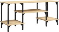 vidaXL Tv-meubel 102x35x45,5 cm bewerkt hout sonoma eikenkleurig