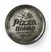 HENDI Assiette à pizza – Porcelaine émaillée – Noir – Ø 310 mm – Lavable au lave-vaisselle