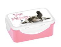 Yoga Cats & Dogs Yoga Cats Princess pink broodtrommel, lunchbox, Lunchbox, PP, meerkleurig, 18 x 13 x 8 cm