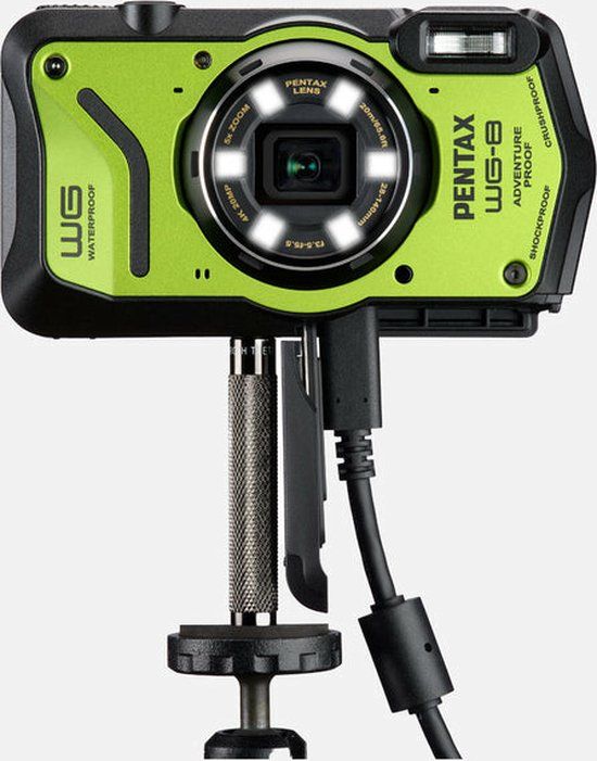 Pentax WG-8 Compact Camera - 20 MP - Groen