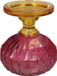 HD Collection Kaarsenhouder Glas Multi 13,5x13,5x15cm