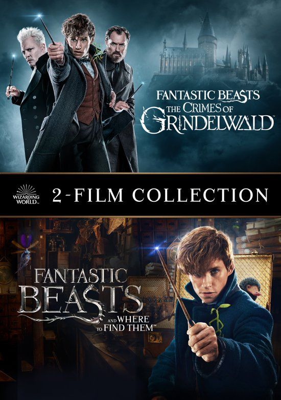 Fantastic Beasts 1 & 2 - DVD - Engels gesproken - Nederlands, Frans, Engels ondertiteld - 255 min