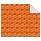Ursus 11404602F Fotokarton voor modelbouw en papieren huizen, houten shingle oranje, DIN A4, 300 g/m², 10 vellen, aan beide zijden bedrukt knutselpapier, motiefkarton, voor papierkunstwerken