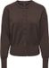 Only Vest Onlmio Ls O-neck Button Cardiga Knt 15377295 Seal Brown Dames Maat - M